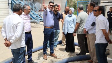 فودة يتابع تطوير محطة مياه نوب طحا بالقليوبية