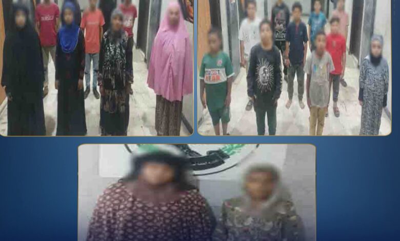 ضبط 10 متهمين باستغلال الأطفال في التسول بالقاهرة