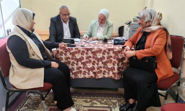 مدير تعليم القاهرة تتابع أعمال تقدير الدرجات بكنترولات الشروق وبدر