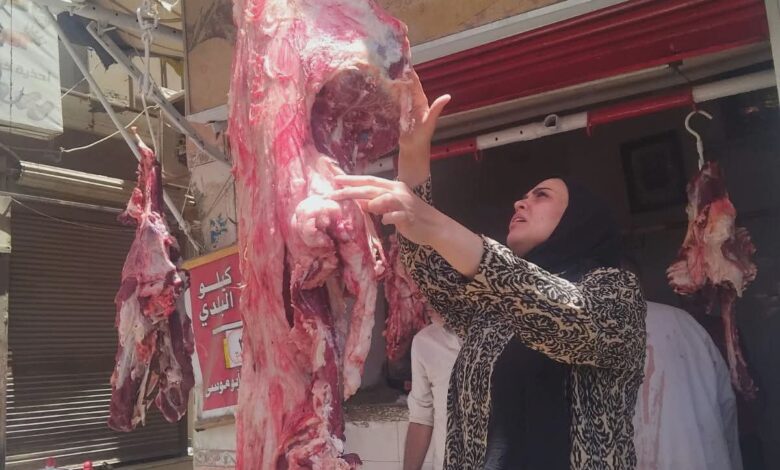 بيطري المنيا ضبط ومصادرة نصف طن لحوم غير صالحة