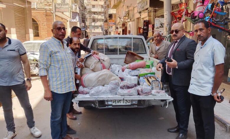 ضبط لحوم فاسدة و200 كيلو توابل مجهولة المصدر خلال حملة رقابية بالمنيا