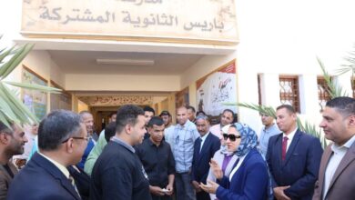 محافظ الوادي الجديد تتابع انتظام سير امتحانات الثانوية العامة 