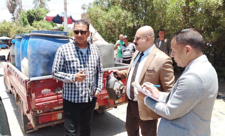 ضبط ألبان فاسدة ومخزن غير مرخص ومصادرة 6804 عبوات جبن منتهية الصلاحية بالمنيا
