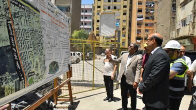 محافظ أسيوط يتابع تنفيذ أكبر مجمع تجاري وإداري بحي غرب لدعم التنمية المحلية