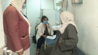صحة المنيا تقدم 1525 خدمة طبية والكشف المجاني على 927 مواطناً بقافلة "الجرنوس" ببني مزار
