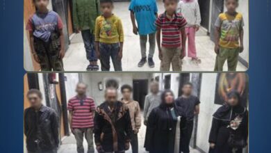 ضبط 8 أشخاص لاستغلالهم الأطفال في التسول بالقاهرة