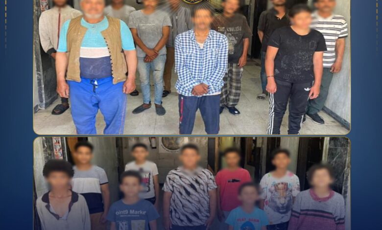 الداخلية تنقذ 9 أطفال من الاستغلال وتضبط شبكة للتسول بالقاهرة.