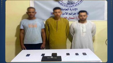 الداخلية تسقط عصابة انتحال صفة موظفي البنوك والاستيلاء على أموال المواطنين.