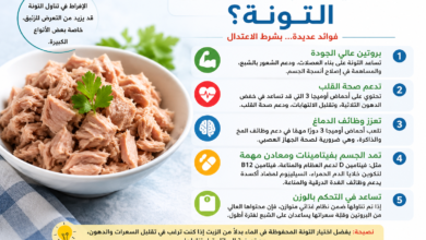 تناول التونة