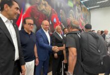وزراء الطيران والشباب والصحة يستقبلون أبطال المنتخب بمطار العلمين