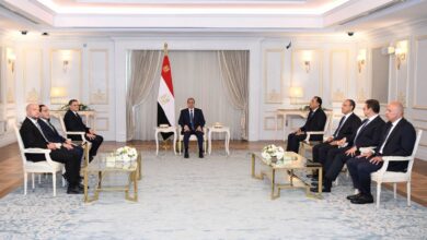 الرئيس ​السيسي يبحث مع الدبيبة مستجدات الأوضاع في ليبيا بمدينة العلمين