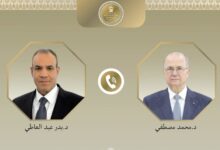 مباحثات بين وزير الخارجية ورئيس الوزراء الفلسطيني لدعم السلطة وبحث تطورات الأوضاع