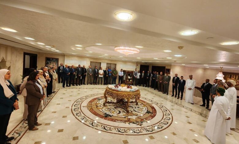 الرحبي في حفل تكريم البعثة الدبلوماسية بالقاهرة: النجاح الحقيقي للمؤسسات يُقاس بأثرها الإنساني وروح الفريق