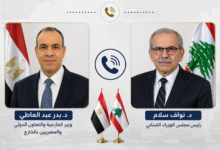  اتصال مصري لبناني