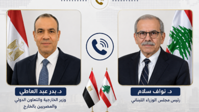  اتصال مصري لبناني