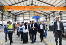​جولة مفاجئة لـ "جمبلاط" بشركة حلوان لمحركات الديزل