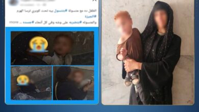 ضبط سيدة تستغل نجلها وتعتدي عليه بالضرب في شوارع الجيزة