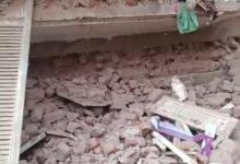 انهيار منزل من 3 طوابق وإصابة 3 أشخاص في أخميم بسوهاج