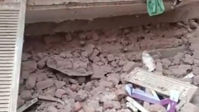 انهيار منزل من 3 طوابق وإصابة 3 أشخاص في أخميم بسوهاج