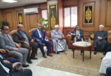مفتي الجمهورية الأسبق ووفد من كبار علماء الأزهر في رحاب جامعة العريش.. العلم والوعي في قلب التنمية بسيناء