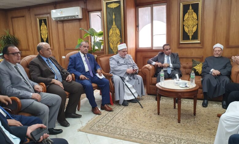 مفتي الجمهورية الأسبق ووفد من كبار علماء الأزهر في رحاب جامعة العريش.. العلم والوعي في قلب التنمية بسيناء