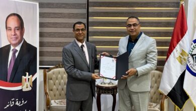 زكريا هيبة مشرفًا على قطاع خدمة المجتمع وتنمية البيئة بجامعة العريش