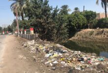 محافظ أسيوط: إنشاء سور على ترعة السنط بمداخل الواسطى لمنع إلقاء المخلفات