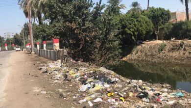 محافظ أسيوط: إنشاء سور على ترعة السنط بمداخل الواسطى لمنع إلقاء المخلفات